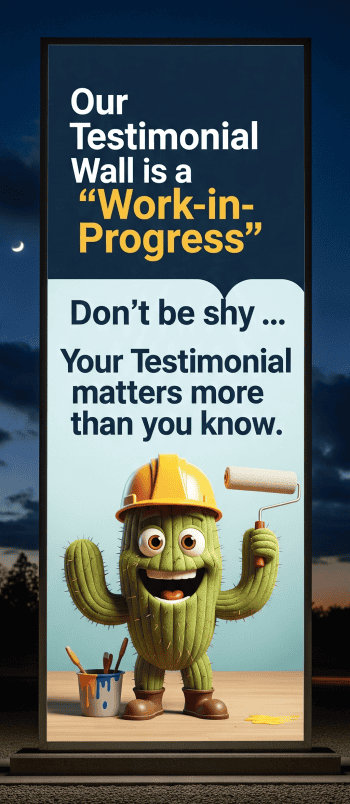 Be the first to leave us a Testimonial